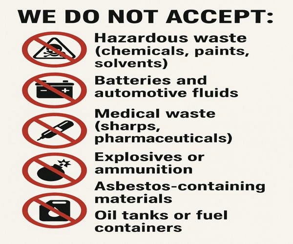 responsible trash removal